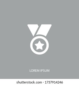 medal Icon. Vector illustration EPS 10.