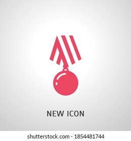 medal icon. Vector illustration EPS 10.