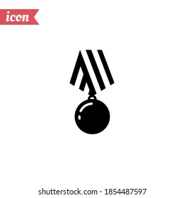 medal icon. Vector illustration EPS 10.