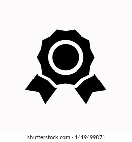 Medal icon, vector illustration. Flat design style. vector medal icon illustration isolated on white background, medal icon Eps10. medal icons graphic design vector symbols.