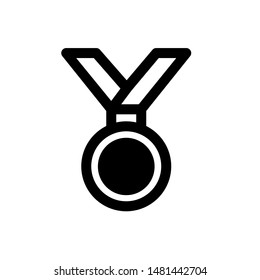 Medal icon, vector illustration. Flat design style. vector medal icon illustration isolated on white background, medal icon Eps10. medal icons graphic design vector symbols.