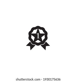 Medal icon vector illustration logo design