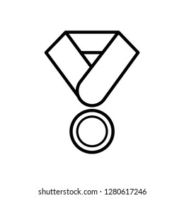 Medal Icon Vector Illustration Sign & Symbol Logo Template.