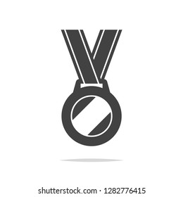 Medal icon vector isolated