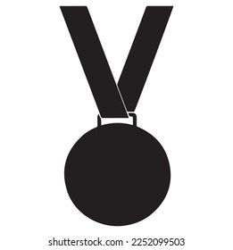 Medaillensymbol, Vektorgrafik einzeln auf Hintergrund