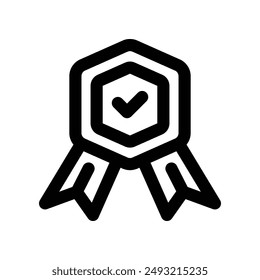 medal icon. vector line icon for your website, mobile, presentation, and logo design.