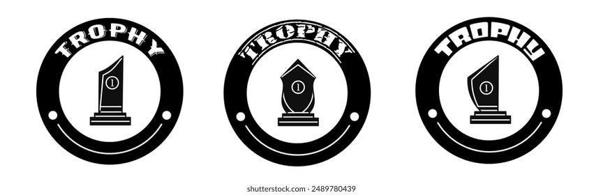 Icono de medalla Vector. Diseño de logotipo para la tienda. Vector estándar.