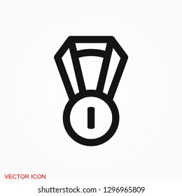 Medal icon, vector logo, medal symbol for your web site