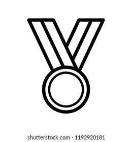 Medal icon vector logo template