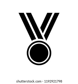 Medal icon vector logo template flat style