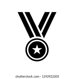 Medal icon vector logo template