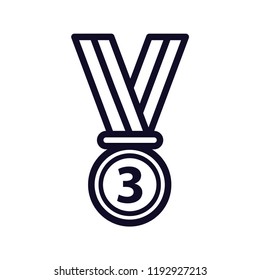 Medal icon vector logo template