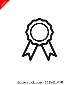 medal icon vector logo template in trendy flat style 