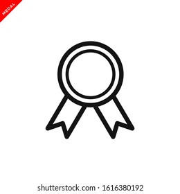 medal icon vector logo template in trendy flat style 