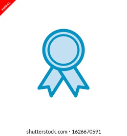 medal icon vector logo template in trendy flat style 