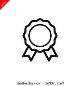 medal icon vector logo template in trendy flat style 