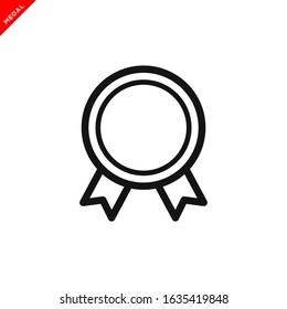 medal icon vector logo template in trendy flat style 