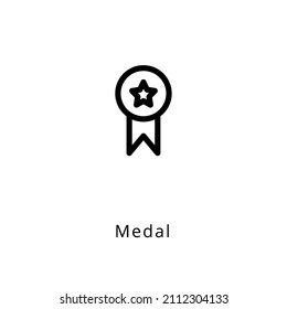 medal icon in vector. Logotype