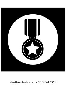 
Medal Icon vector symbol icon