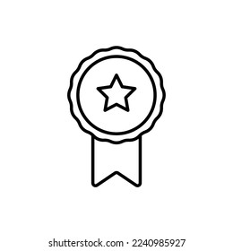 Medal icon vector symbol design templates isolated on white background