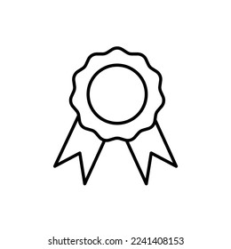 Medal icon vector symbol design templates isolated on white background