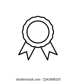 Medal icon vector symbol design templates isolated on white background