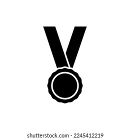 Medal icon vector symbol design templates isolated on white background