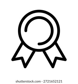 Ilustración de diseño de símbolo de Vector de icono de medalla