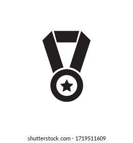 medal icon vector symbol template