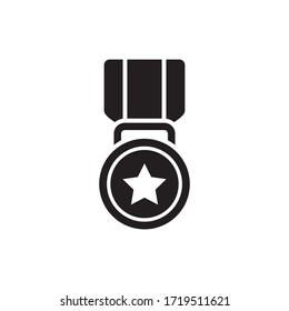 medal icon vector symbol template