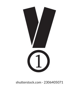 medal icon vector template illustration logo design