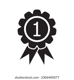 medal icon vector template illustration logo design