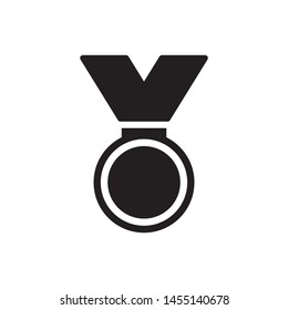 medal icon vector in trendy flat design