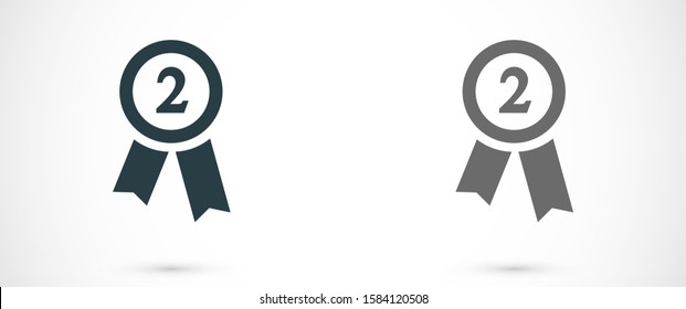 Medal Icon vector in trendy flat style isolated on gray background. Medal Icon vector symbol for your web site design, logo, app, UI. Medal Icon vectorVector illustration 