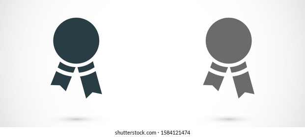 Medal Icon vector in trendy flat style isolated on gray background. Medal Icon vector symbol for your web site design, logo, app, UI. Medal Icon vectorVector illustration 