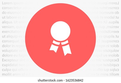 Medal Icon vector in trendy flat style isolated on gray background. Medal Icon vector symbol for your web site design, logo, app, UI. Medal Icon vectorVector illustration 