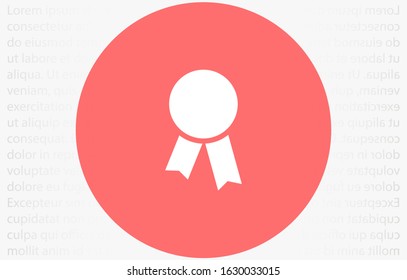 Medal Icon vector in trendy flat style isolated on gray background. Medal Icon vector symbol for your web site design, logo, app, UI. Medal Icon vectorVector illustration