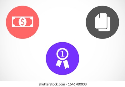 Medal Icon vector in trendy flat style isolated on gray background. Medal Icon vector symbol for your web site design, logo, app, UI. Medal Icon vectorVector illustration