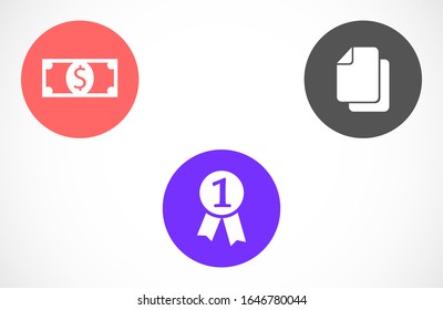 Medal Icon vector in trendy flat style isolated on gray background. Medal Icon vector symbol for your web site design, logo, app, UI. Medal Icon vectorVector illustration