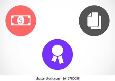 Medal Icon vector in trendy flat style isolated on gray background. Medal Icon vector symbol for your web site design, logo, app, UI. Medal Icon vectorVector illustration