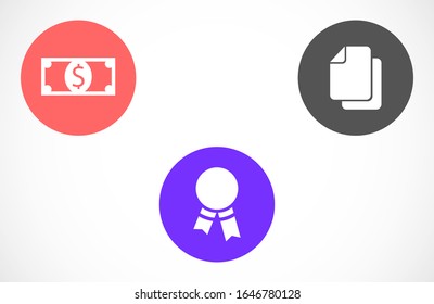 Medal Icon vector in trendy flat style isolated on gray background. Medal Icon vector symbol for your web site design, logo, app, UI. Medal Icon vectorVector illustration