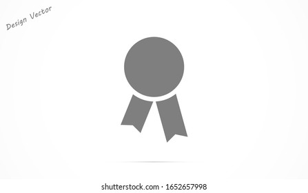 Medal Icon vector in trendy flat style isolated on gray background. Medal Icon vector symbol for your web site design, logo, app, UI. Medal Icon vectorVector illustration 