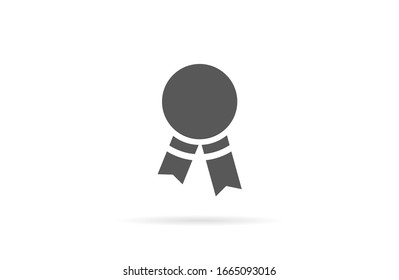 Medal Icon vector in trendy flat style isolated on gray background. Medal Icon vector symbol for your web site design, logo, app, UI. Medal Icon vectorVector illustration