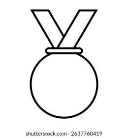 Medal icon vector. trophy illustration sign. winner symbol. Award  logo. 