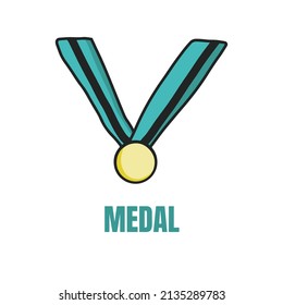 medal icon vektor shape. amazing icon and unique