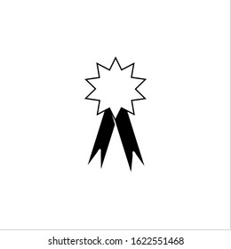 medal icon with a white background