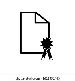 medal icon with a white background