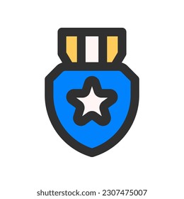 Medaillensymbol für Ihr Website-Design, Logo, App, Benutzeroberfläche.