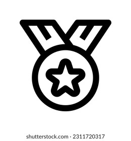 icono de medalla para tu sitio web, móvil, presentación y diseño de logotipo.
