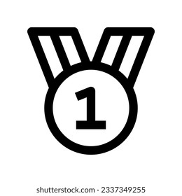 medal icon for your website, mobile, presentation, and logo design.